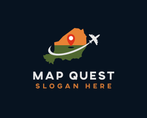 Niger Country Map logo design