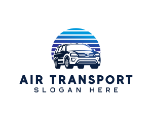 SUV Auto Transportation logo design