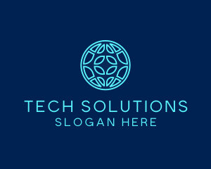 Global Tech Company logo design