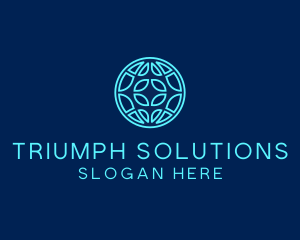 Global Tech Company logo design