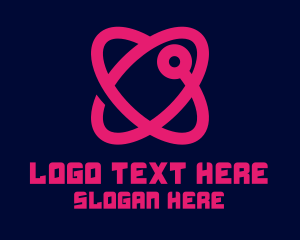 Tech Atomic Heart logo design