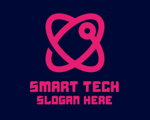 Tech Atomic Heart logo design