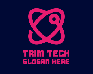 Tech Atomic Heart logo design