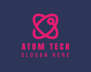 Tech Atomic Heart logo design