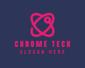 Tech Atomic Heart logo design