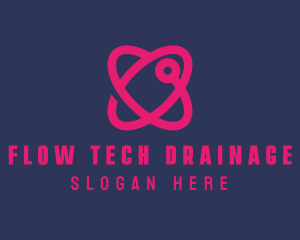 Tech Atomic Heart logo design