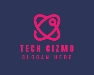 Tech Atomic Heart logo design