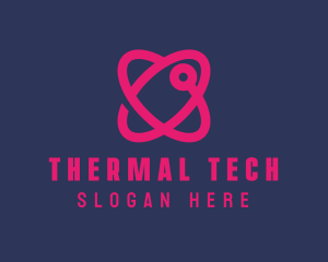 Tech Atomic Heart logo design