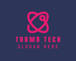 Tech Atomic Heart logo design