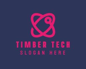 Tech Atomic Heart logo design