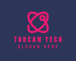 Tech Atomic Heart logo design