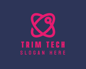 Tech Atomic Heart logo design