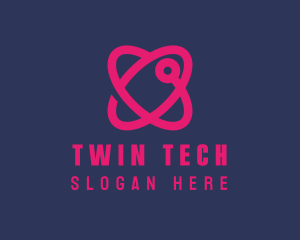 Tech Atomic Heart logo design