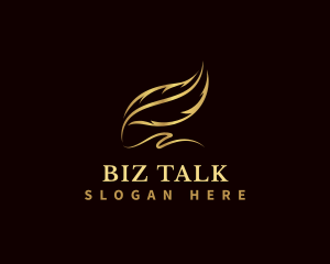 Luxury Feather Quill logo