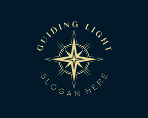 Navigation Compass Star logo design