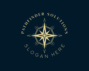 Navigation Compass Star logo design