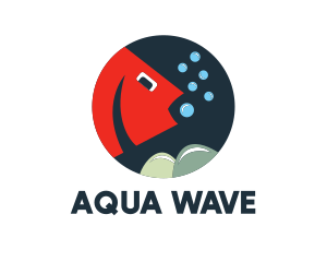 Underwater Fish Bubbles logo