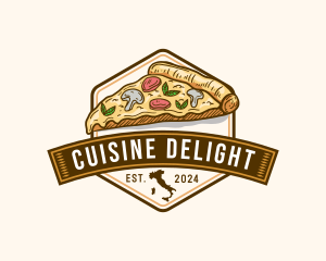 Italy Pizza Cuisine logo design