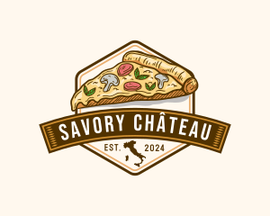 Italy Pizza Cuisine logo design