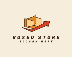 Carton Box Logistics logo design