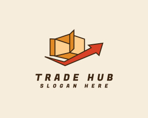 Carton Box Logistics logo design