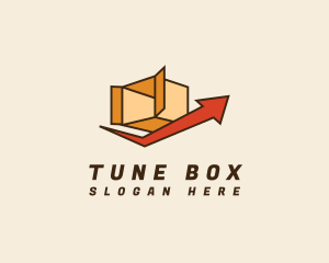 Carton Box Logistics logo design