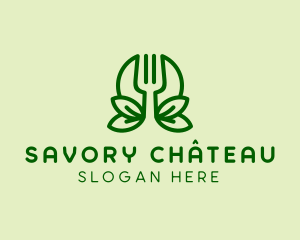 Healthy Vegetarian Restaurant  logo design