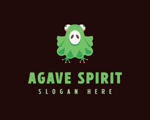 Ghost Frog Costume logo design