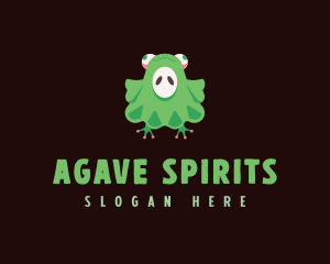 Ghost Frog Costume logo design