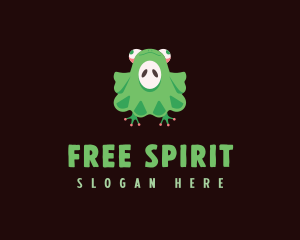 Ghost Frog Costume logo design