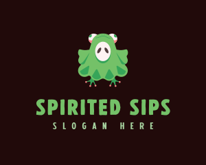 Ghost Frog Costume logo design