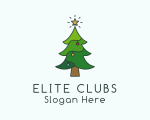 Star Christmas Tree logo