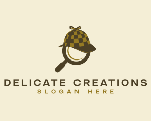 Detective Magnifying Glass logo design