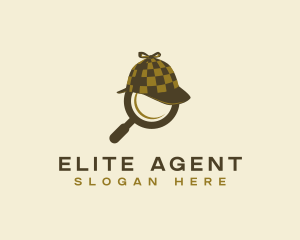 Detective Magnifying Glass logo