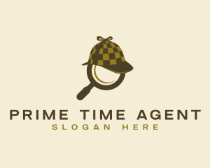 Detective Magnifying Glass logo design