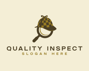 Detective Magnifying Glass logo