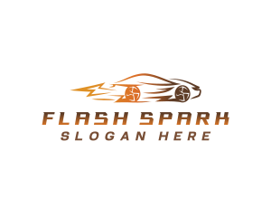 Electric Fast Automotive  logo design