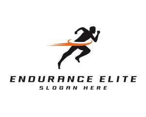 Fast Marathon Runner logo