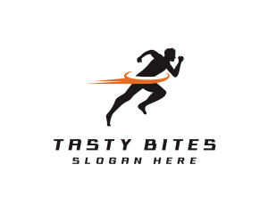 Fast Marathon Runner logo