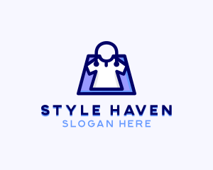 Shirt Apparel Shopping logo design