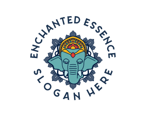 Mystic Elephant Animal logo