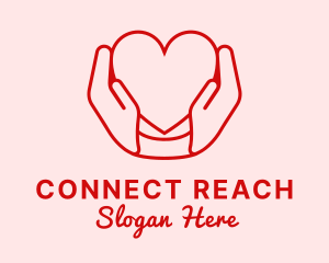 Heart Caring Hands logo