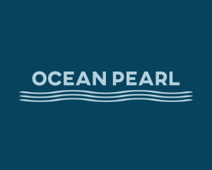 Ocean Wave Coast logo design