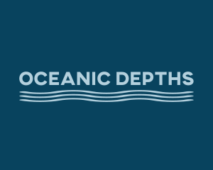 Ocean Wave Coast logo design