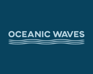 Ocean Wave Coast logo design