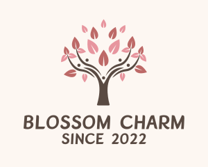 Tree Blossom Wellness logo design