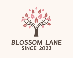 Tree Blossom Wellness logo design