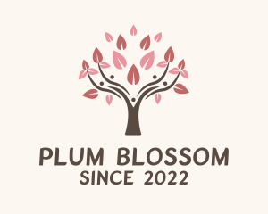 Tree Blossom Wellness logo design