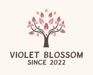 Tree Blossom Wellness logo design