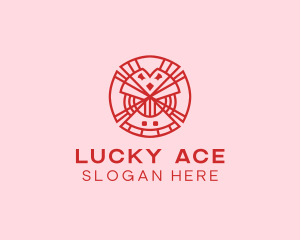 Geometric Lucky Clover  logo design